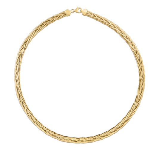 Royal Chain 14K Rapunzel Woven Chain C15465