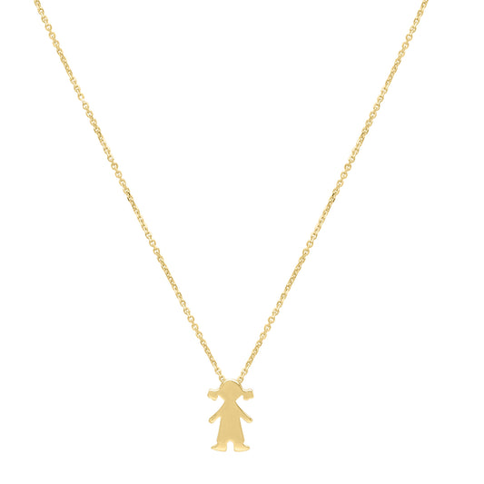 Royal Chain 14K Girl Necklace C15922