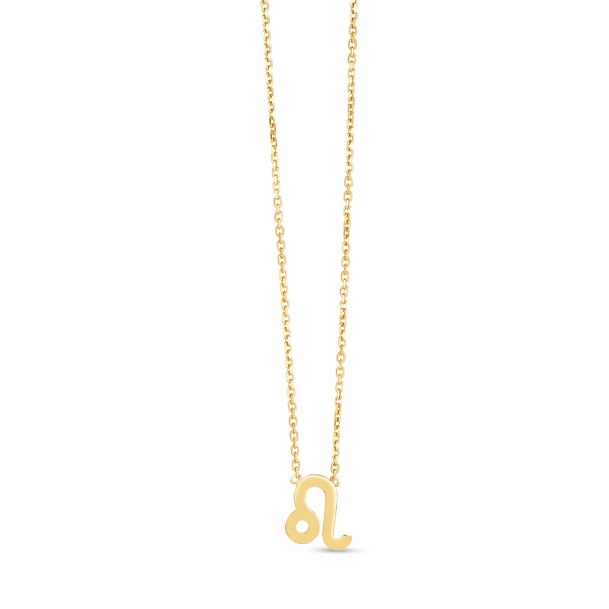 Royal Chain 14K Gold Leo Necklace C16199