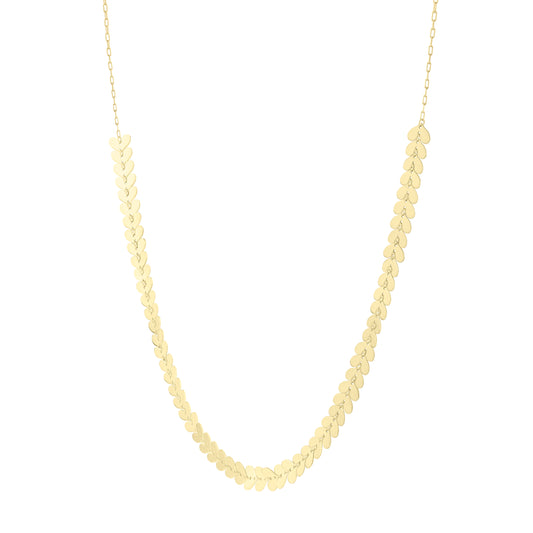Royal Chain 14K Polished Heart Link Chain Necklace C17042