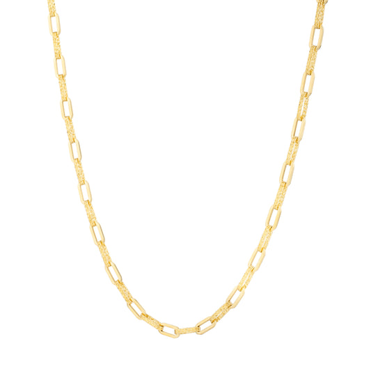 Royal Chain 14K 4mm Diamant√© Paperclip Bracelet C17068