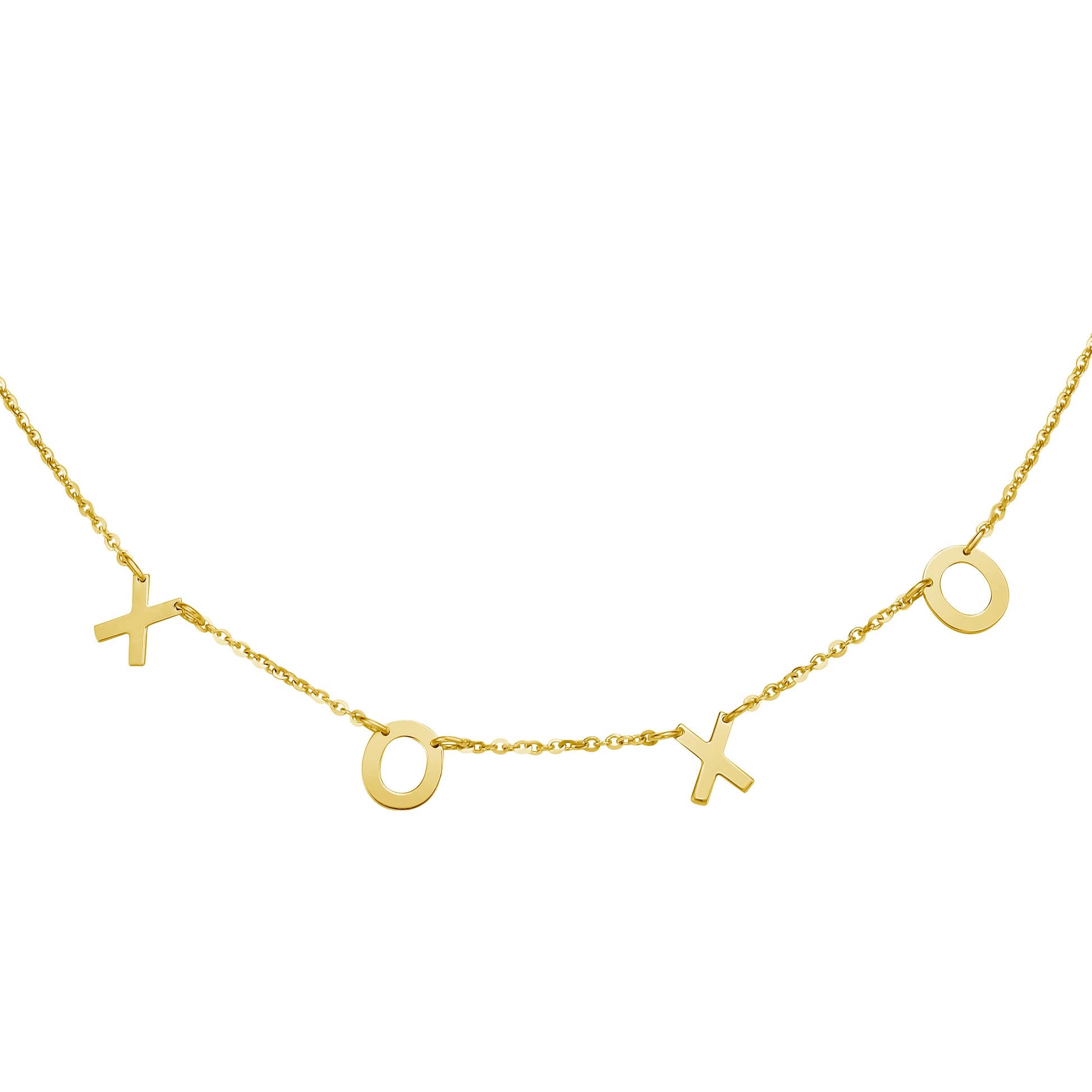 Royal Chain 14K XOXO Necklace C17259