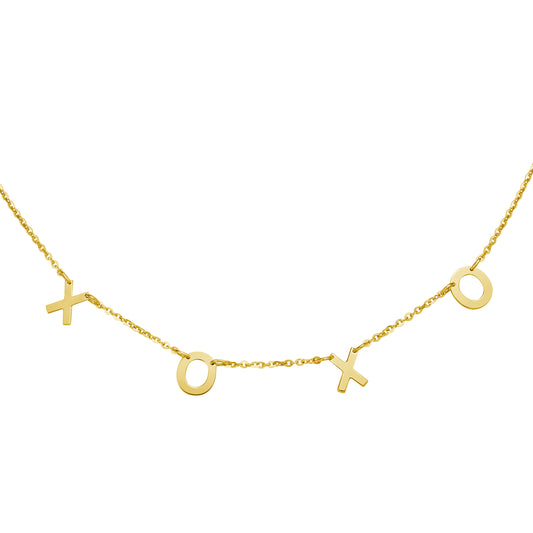 Royal Chain 14K XOXO Necklace C17259