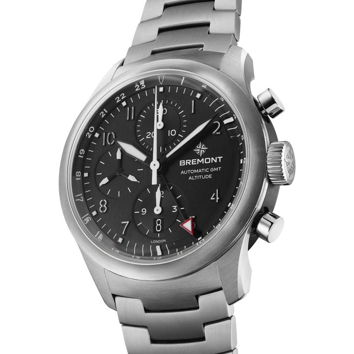 Bremont Altitude Chronograph GMT ALT42-CHR-G-SS-BK-B