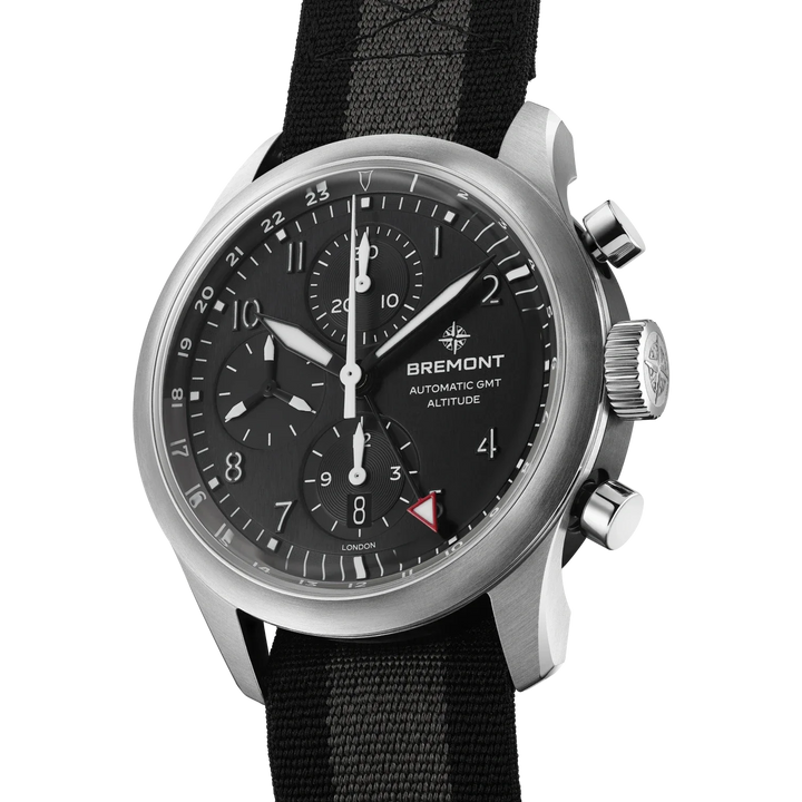 Bremont Altitude Chronograph GMT ALT42-CHR-G-SS-BK-N-S