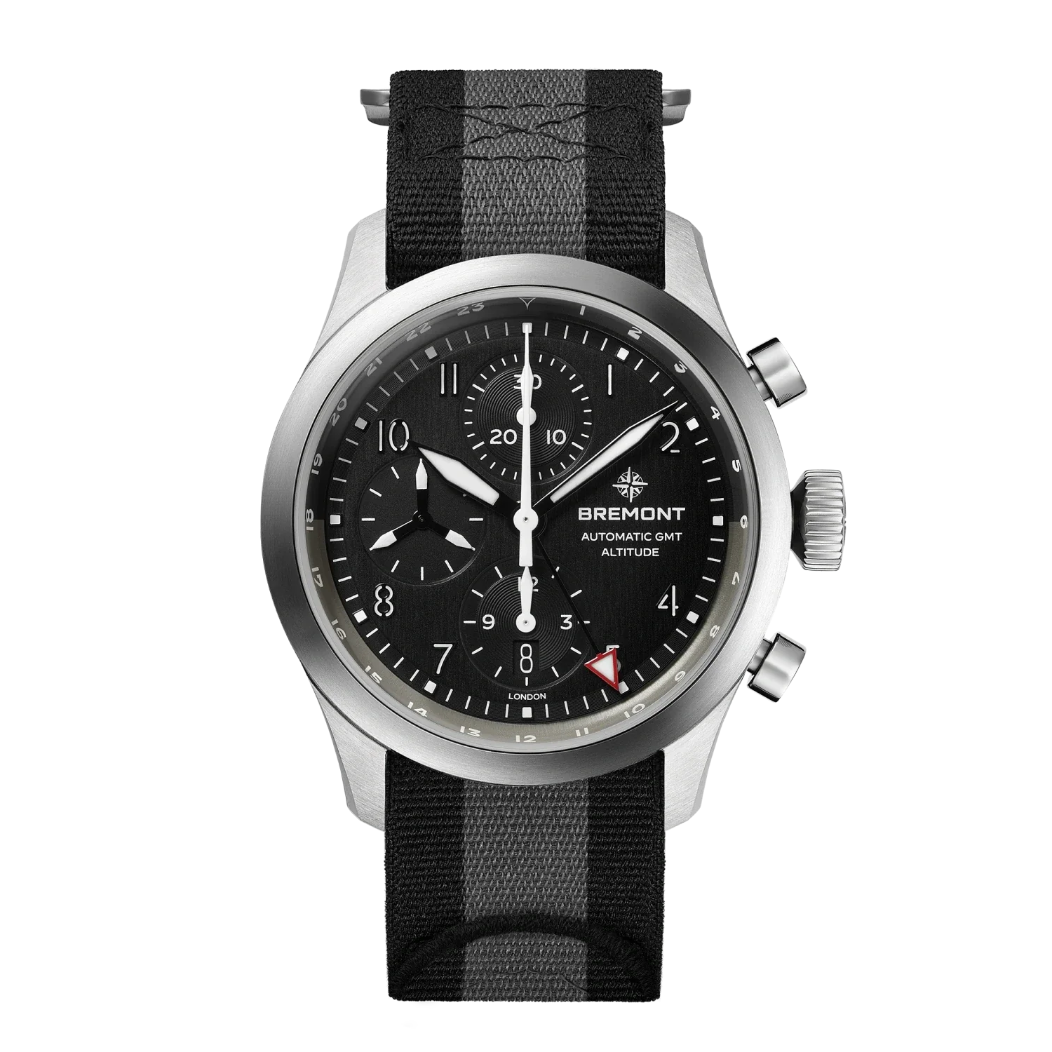 Bremont Altitude Chronograph GMT ALT42-CHR-G-SS-BK-N-S