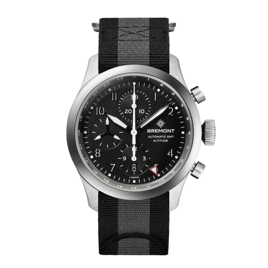 Bremont Altitude Chronograph GMT ALT42-CHR-G-SS-BK-N-S