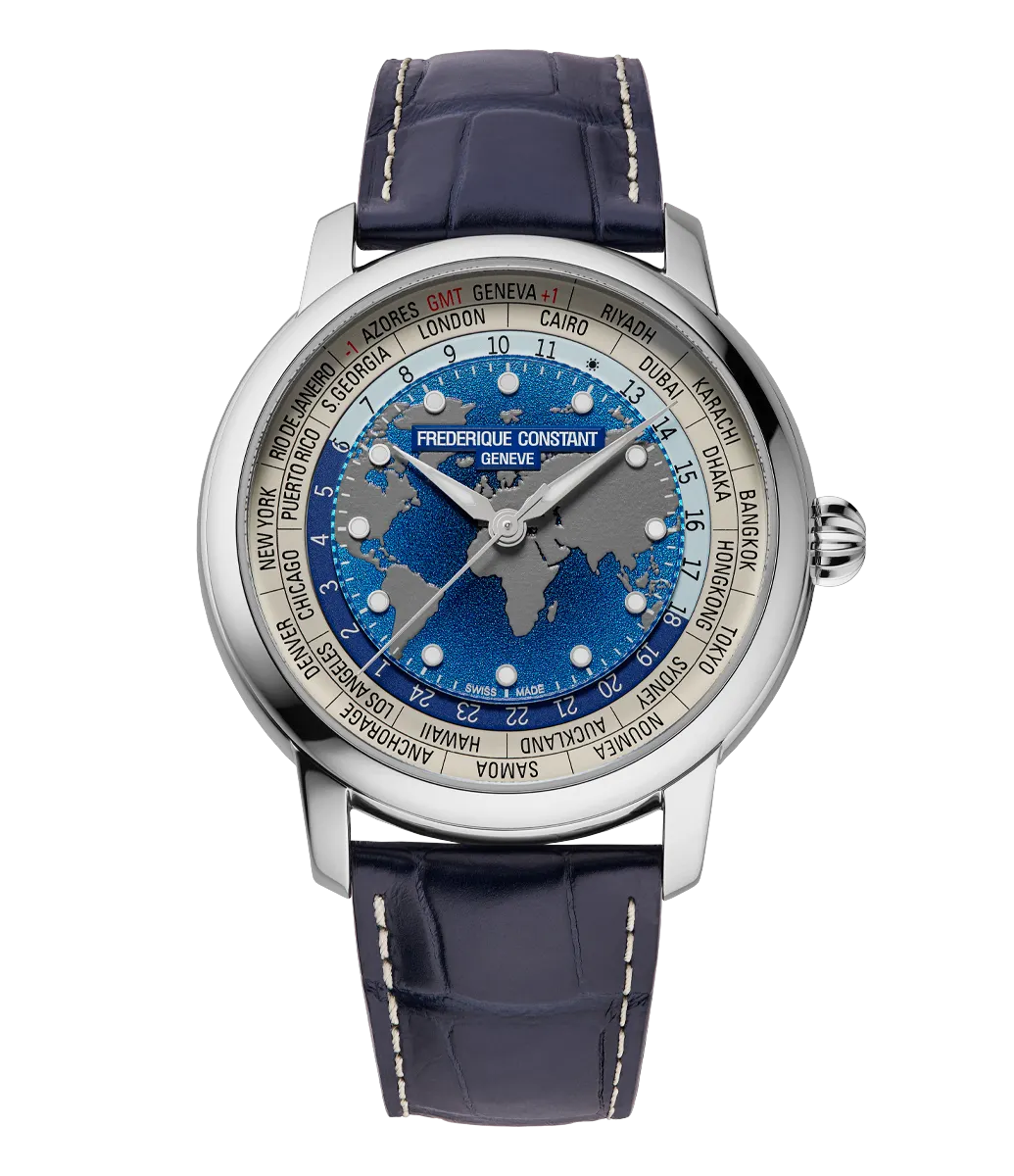 Frederique Constant Manufacture Classic Worldtimer FC-719BLW3H6
