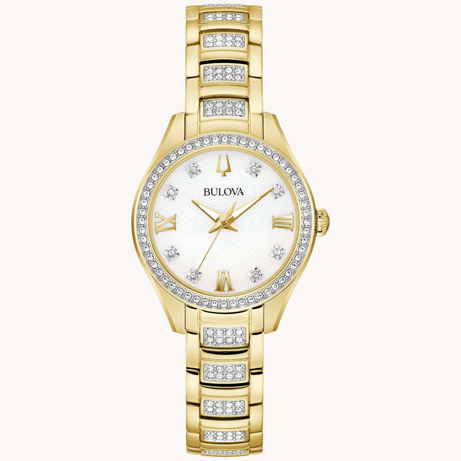 Bulova Crystal Watch 98L306
