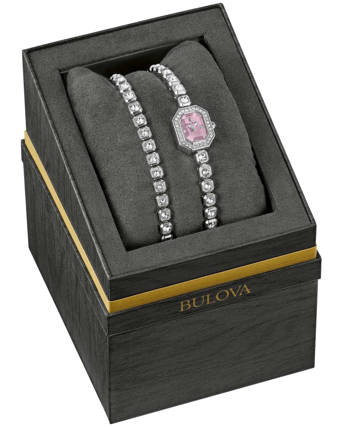 Bulova Crystal Set Watch 96X168