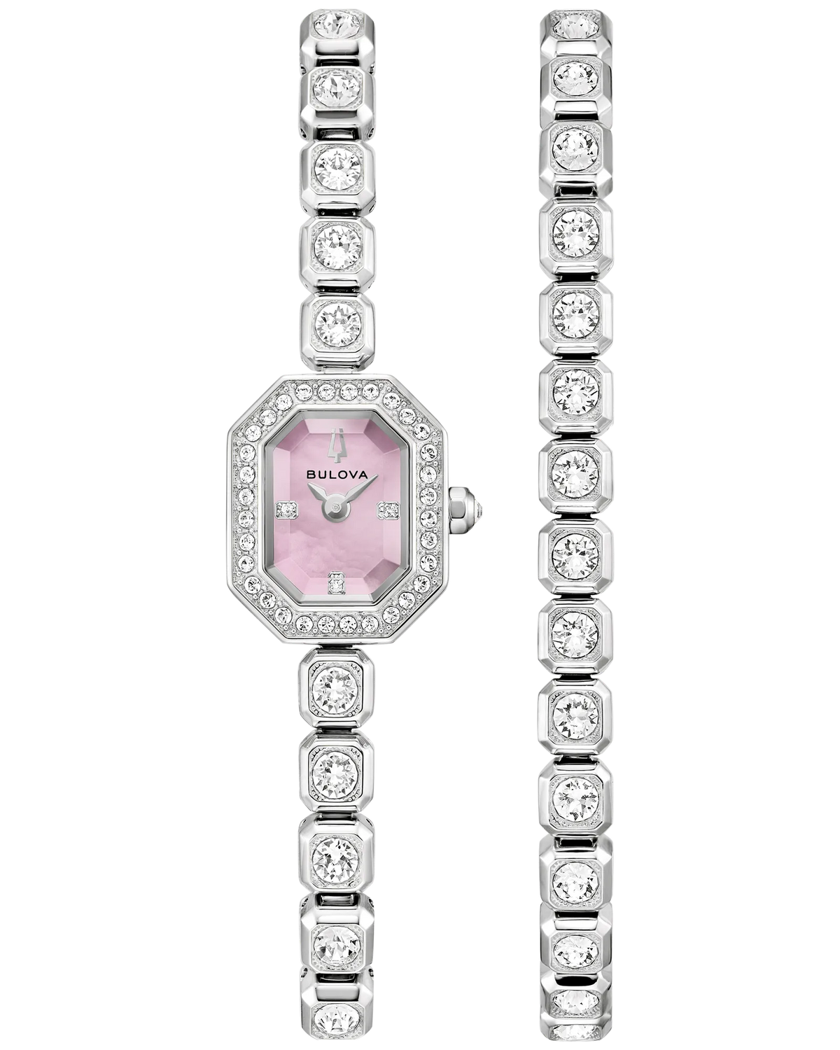 Bulova Crystal Set Watch 96X168