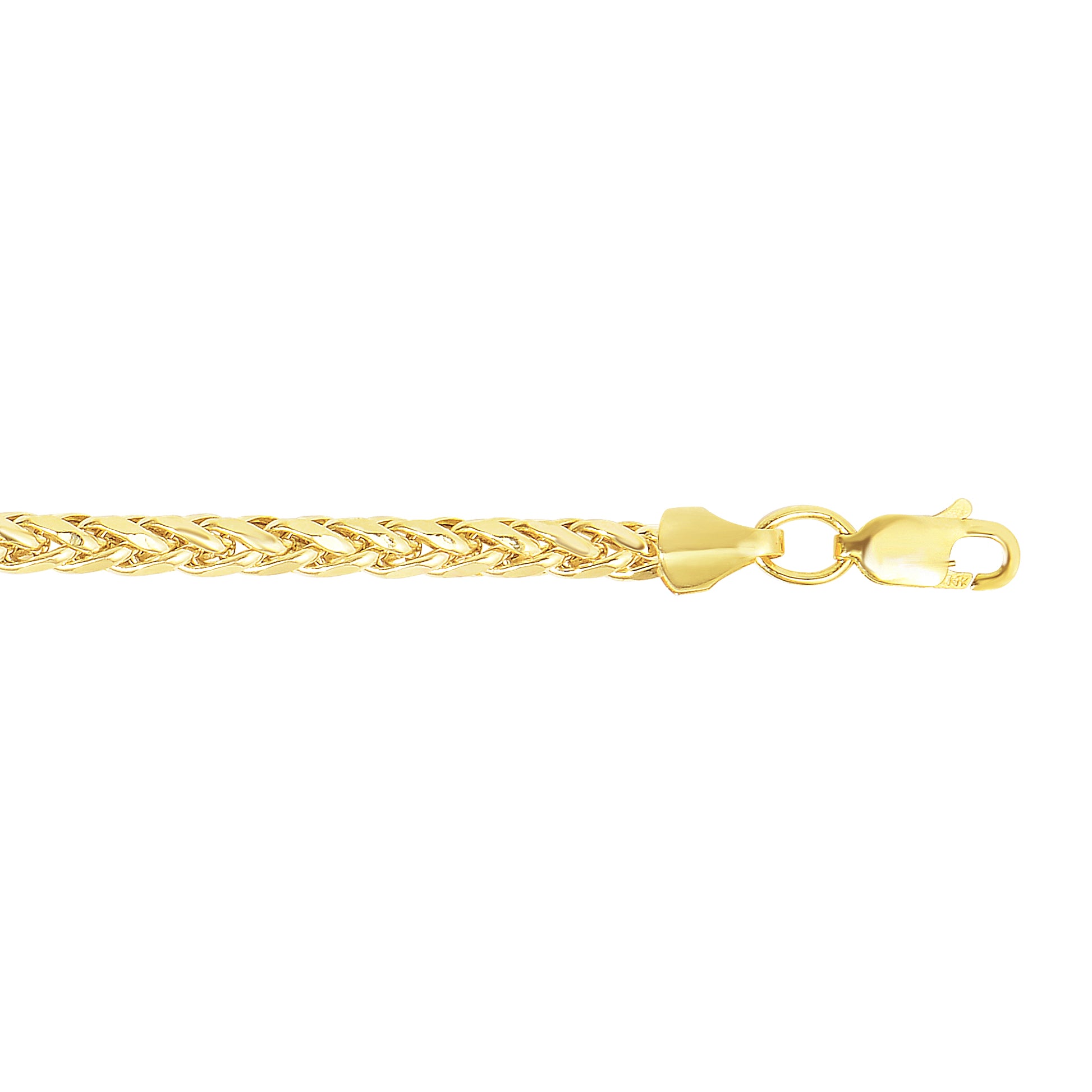 Royal Chain 14K Gold 3.15mm Diamond Cut Lite Round Wheat Chain DFR080