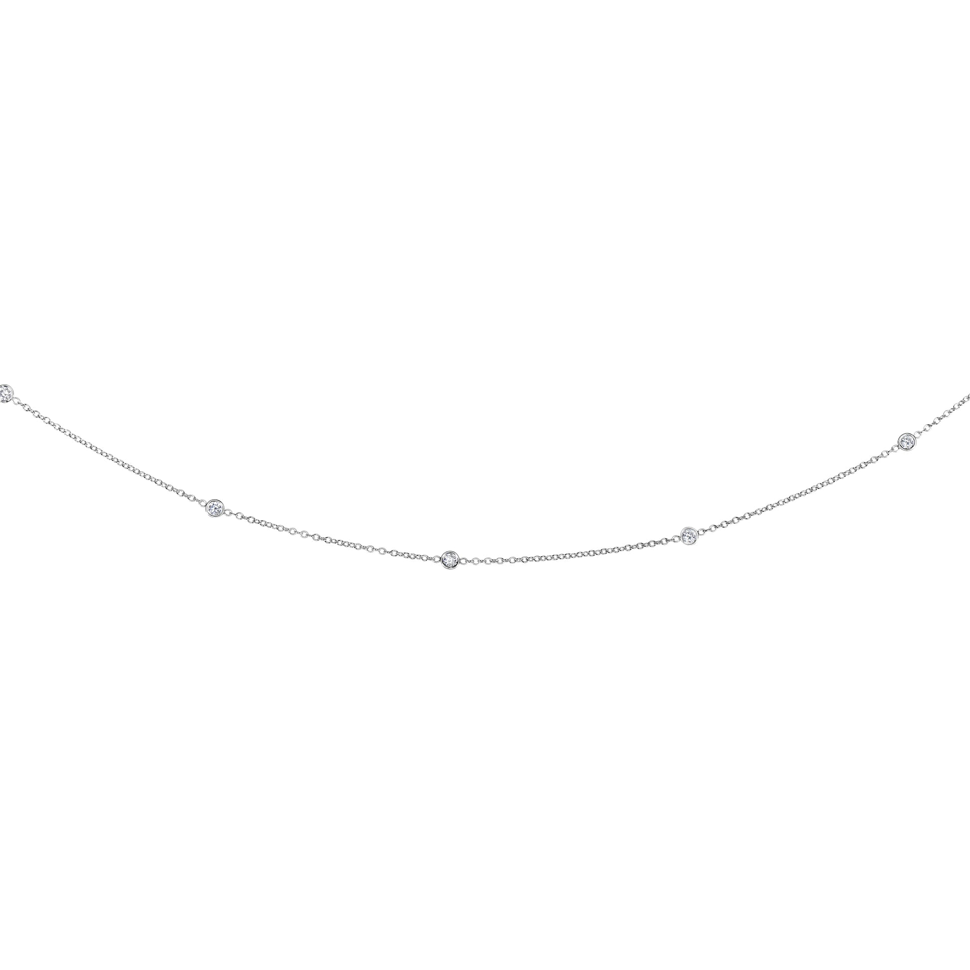 Royal Chain 14K Gold .25ct Diamonds by the Yard Necklace DGN302