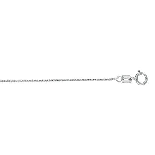 Royal Chain 14K Gold .6mm Diamond Cut Round Wheat Chain DWSP20