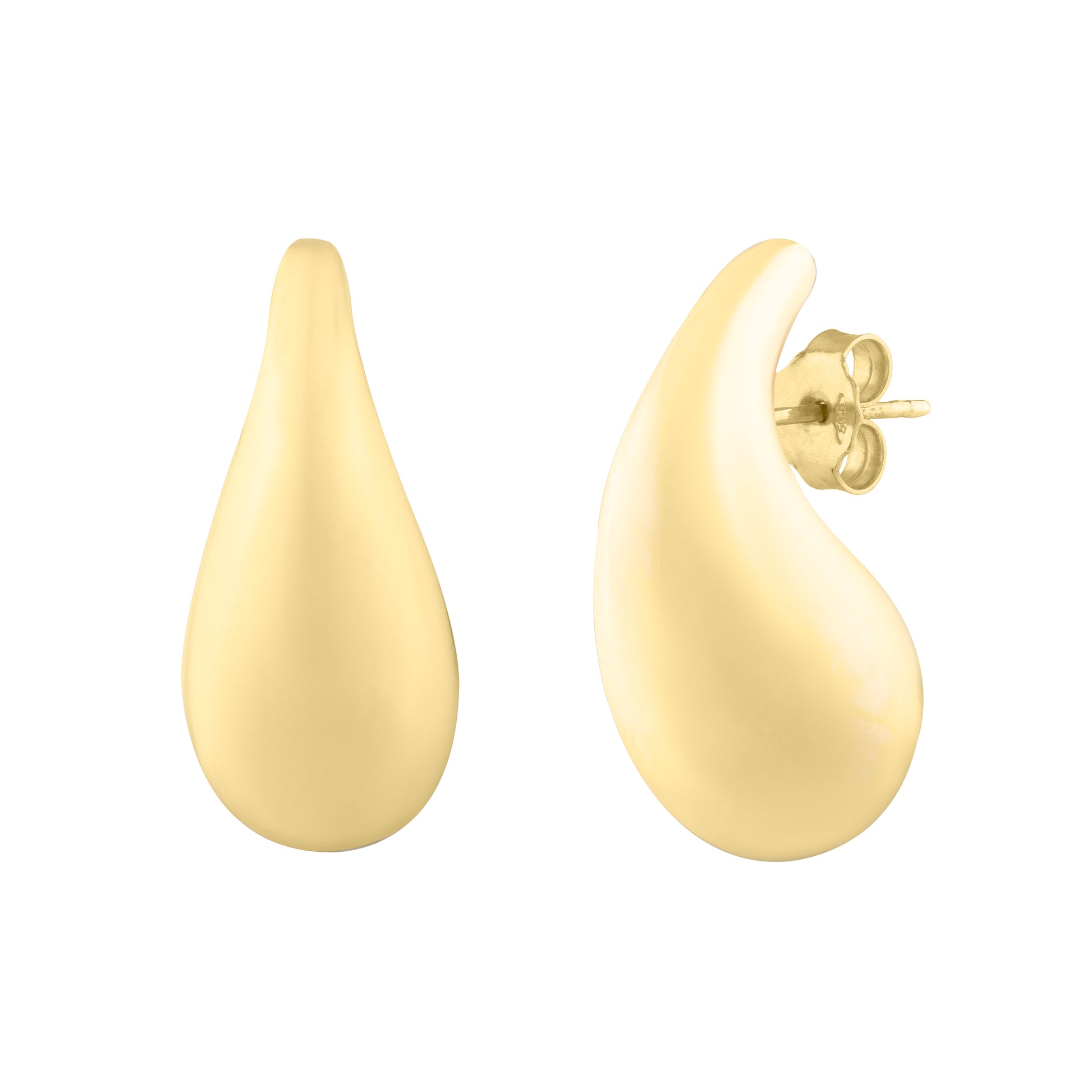 Royal Chain 14K Small Raindrop Studs E15584