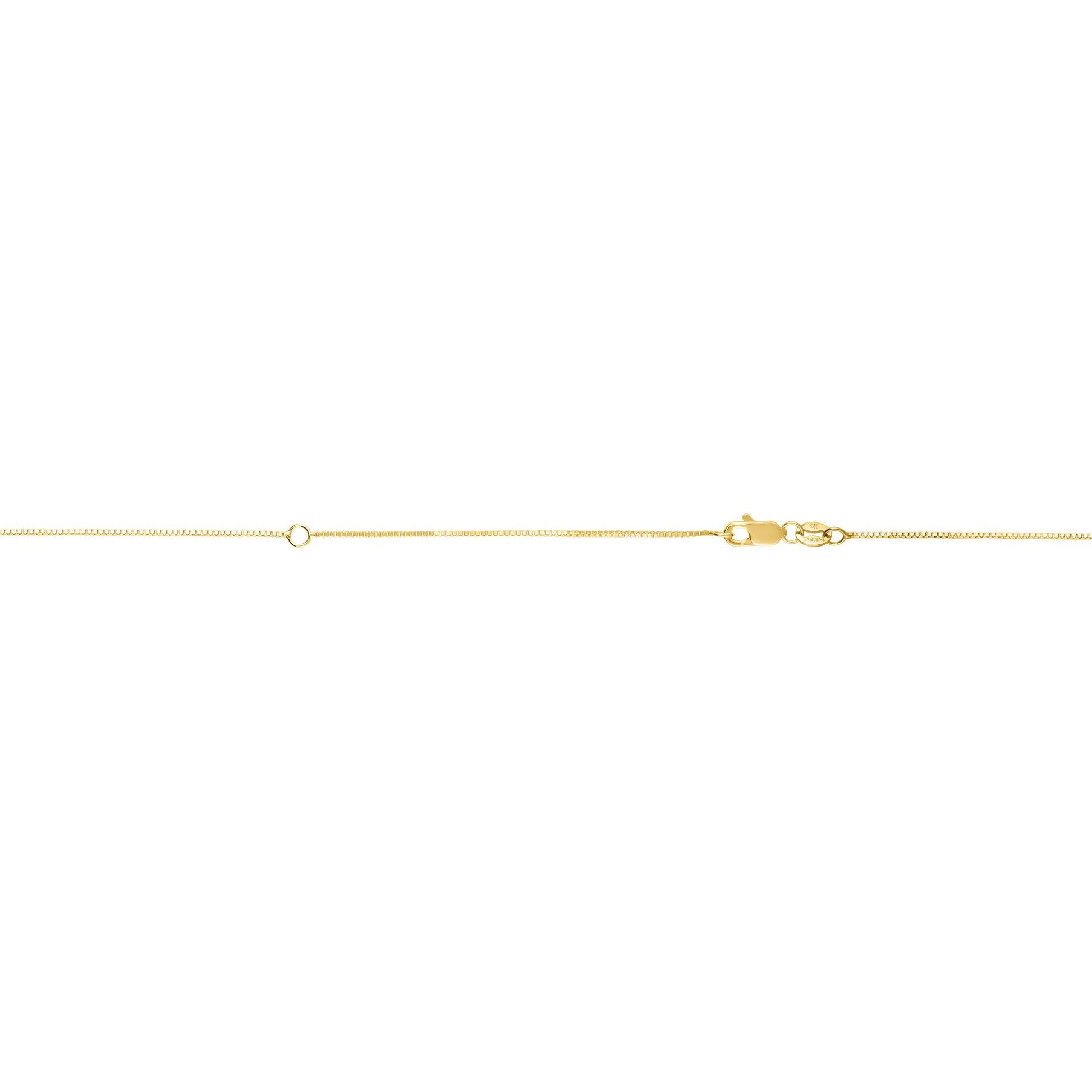 Royal Chain 14K Gold .7mm Extendable Chain EBOX048