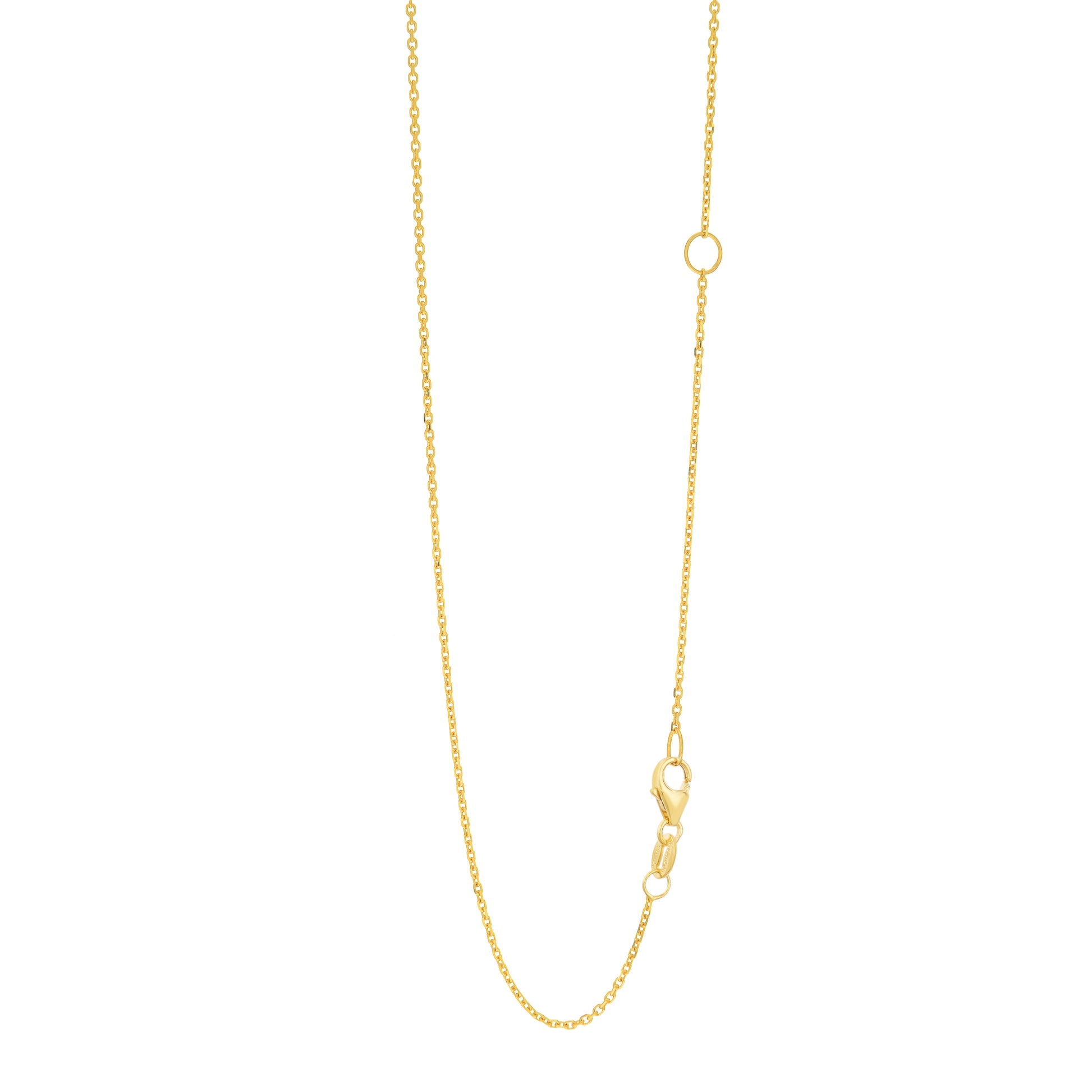 Royal Chain 14K Gold 1.1mm Extendable Chain ECAB030