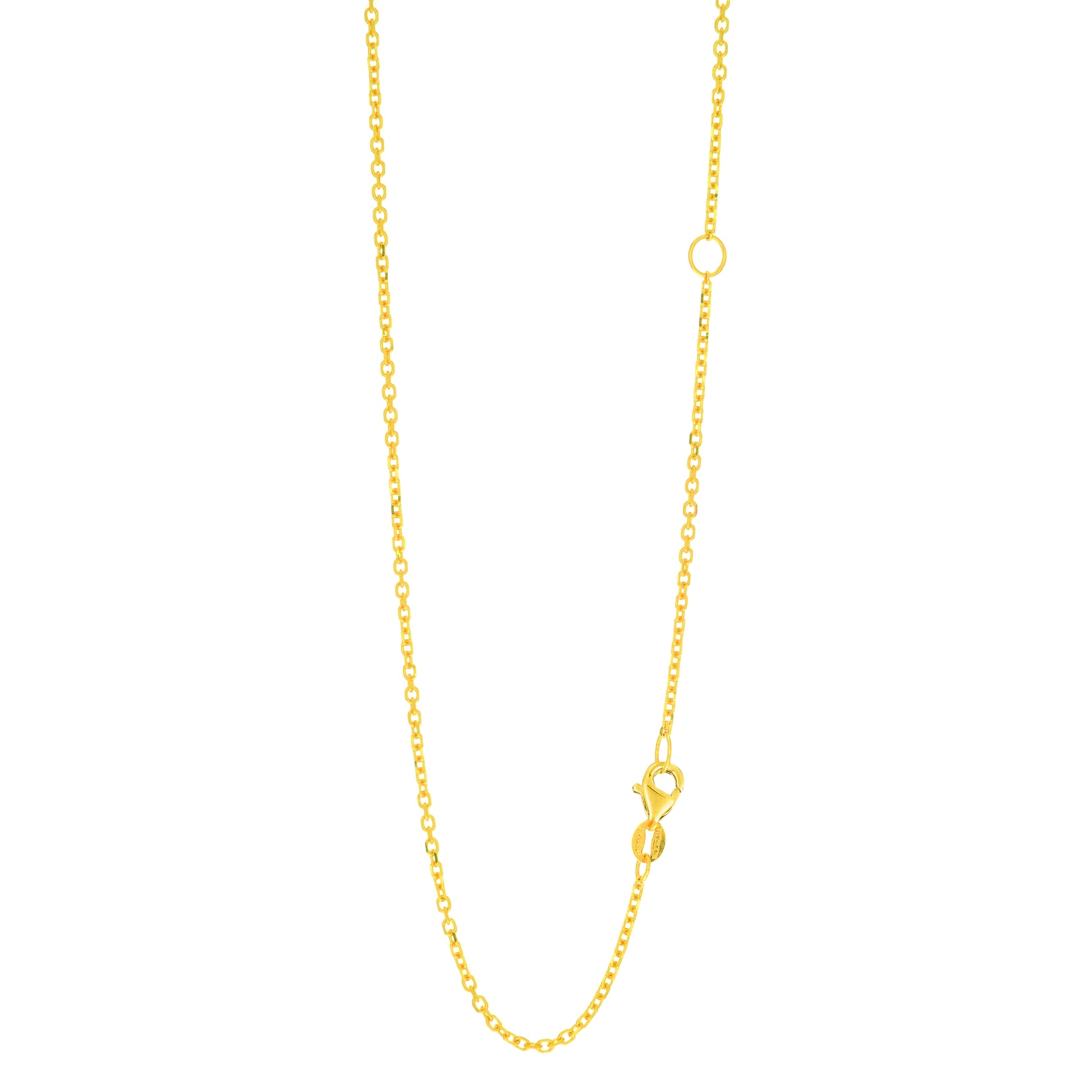 Royal Chain 14K Gold 1.5mm Extendable Chain ECAB040