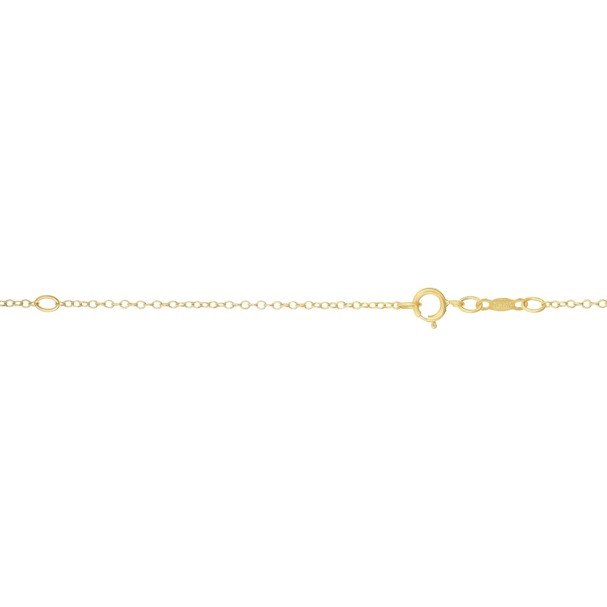 Royal Chain 14K Gold 1.3mm Extendable Chain EN2407
