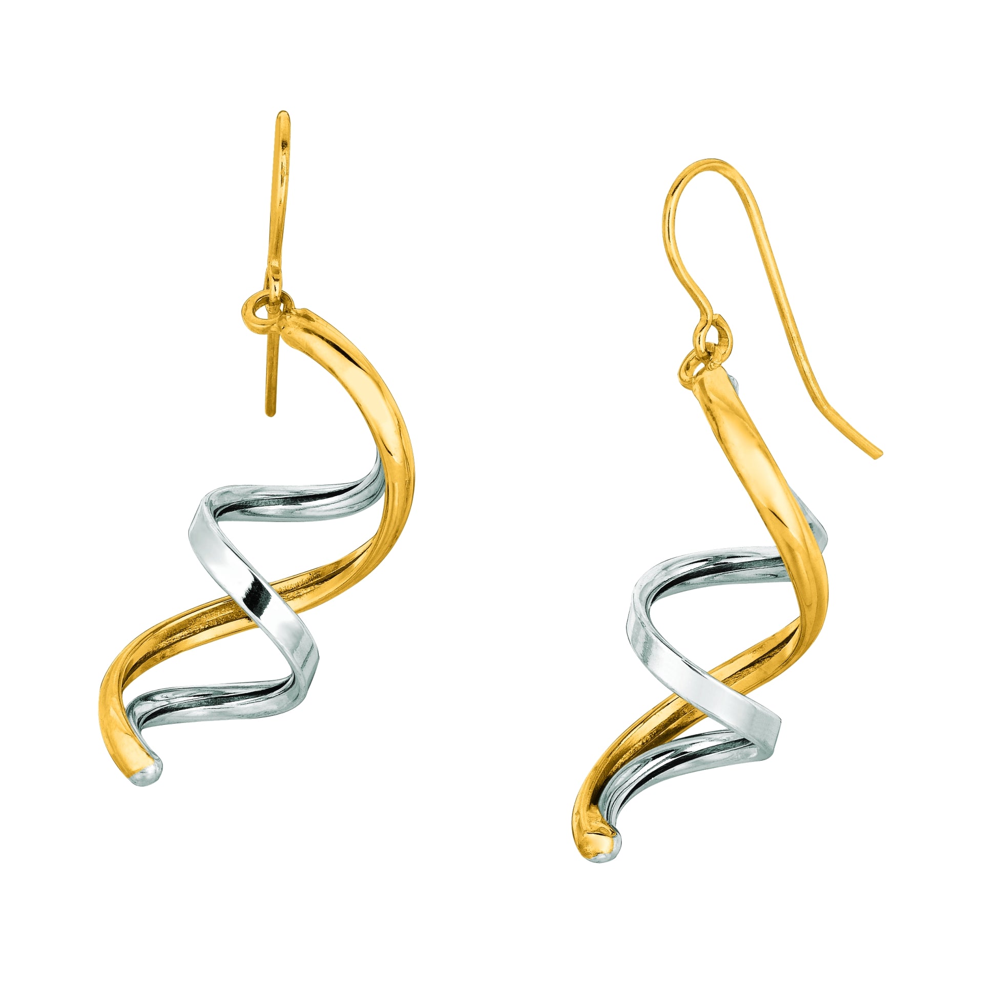 Royal Chain 14K Gold Swirl Drop Earring ER1535