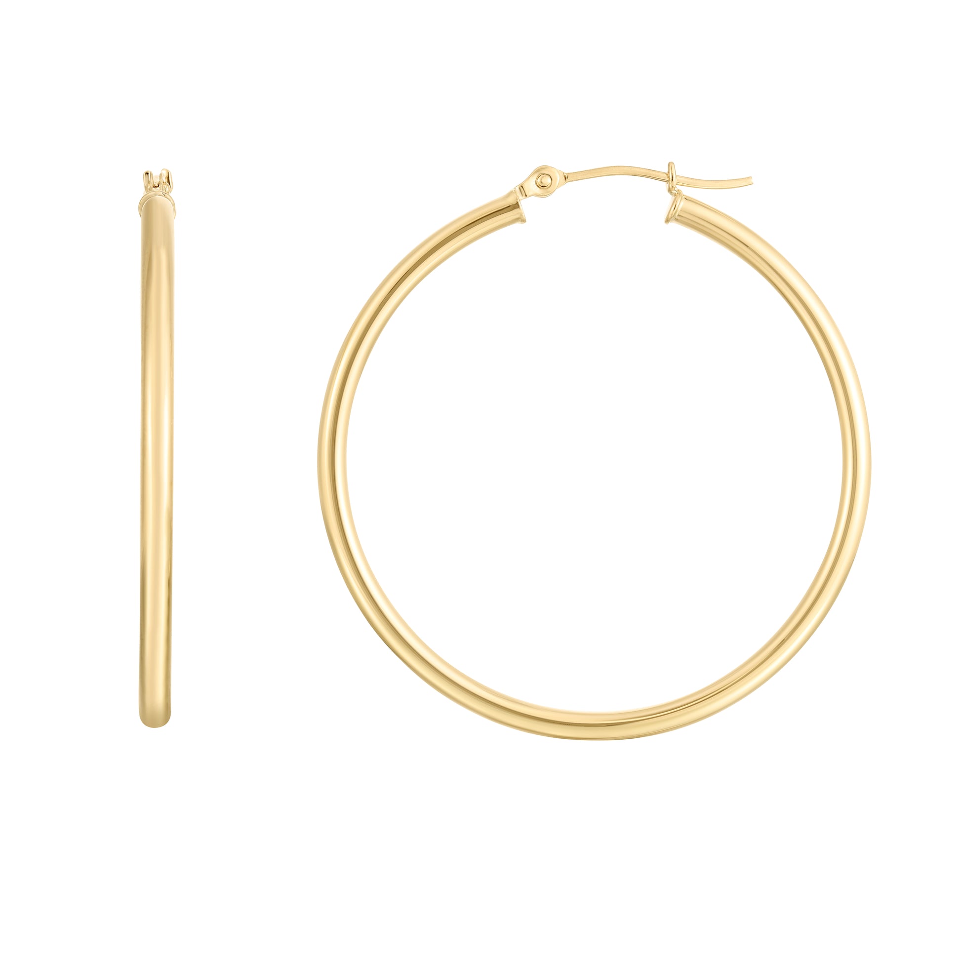 Royal Chain 14K Round 2mm Hoops ER177634