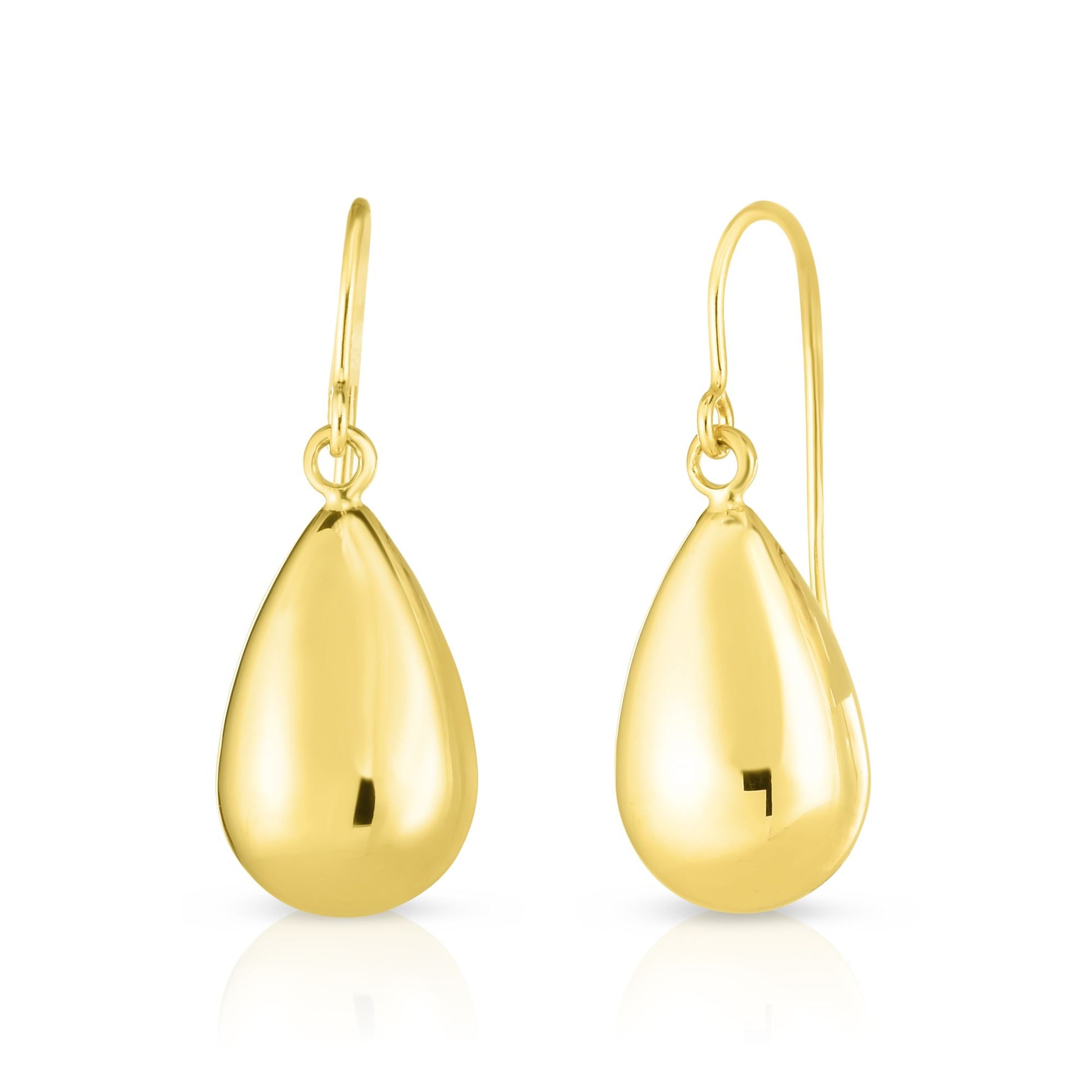 Royal Chain 14K Gold Medium Polished Tear Drop Earring ER2912