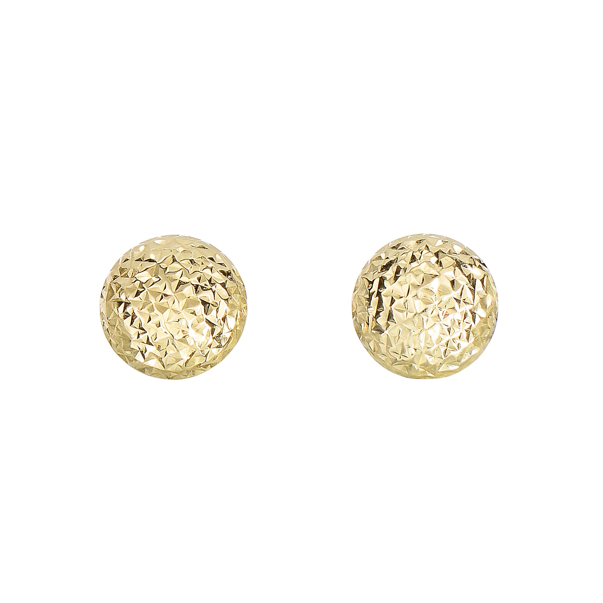 Royal Chain 14K Gold Diamond Cut Post Earring ER3664