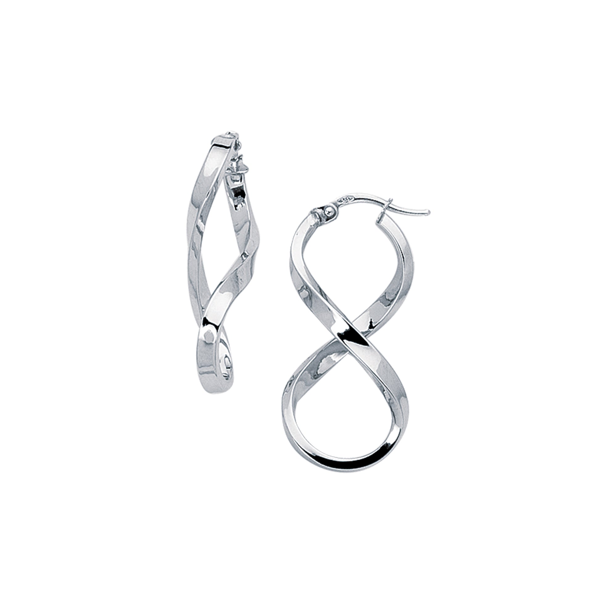 Royal Chain 14K Gold Infinity Freeform Earring ER38