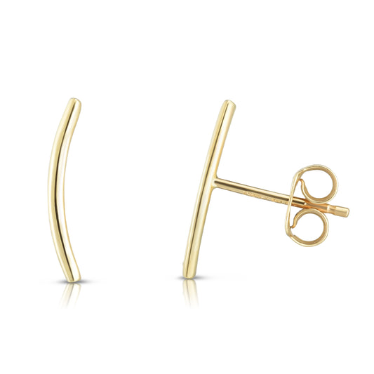 Royal Chain 14K Gold Small Polished Ear Climber ER7769