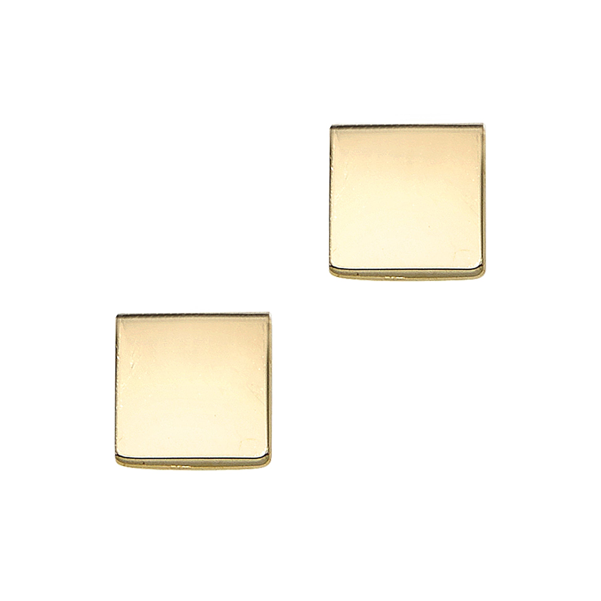 Royal Chain 14K Gold Polished Square Stud Earring ER8801
