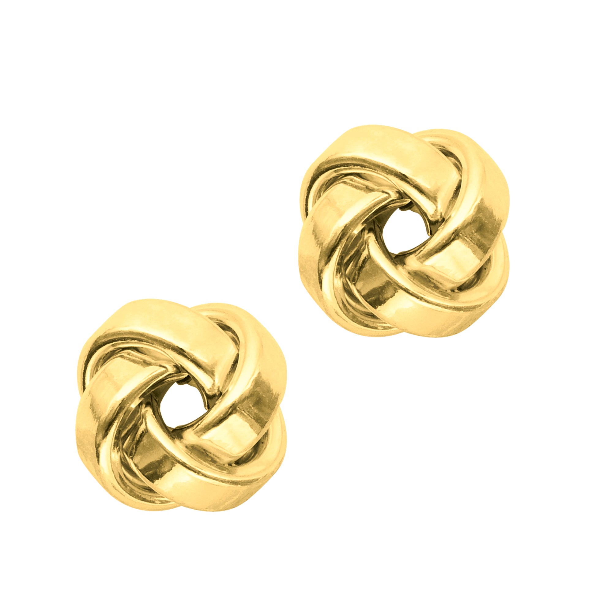 Royal Chain 14K Gold Medium Polished Love Knot Stud Earring ER960