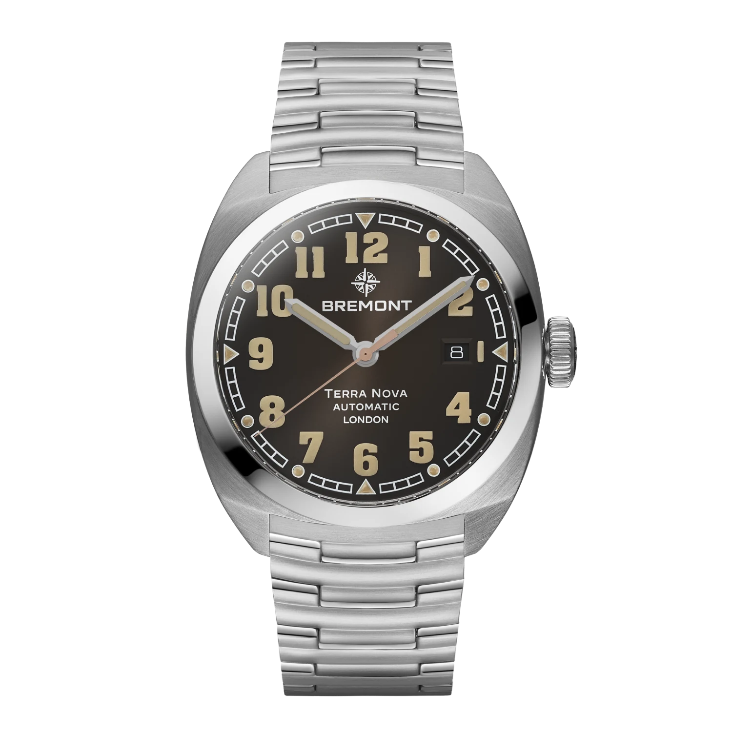 Bremont Terra Nova 40.5 Date TN40-DT-SS-BK-B