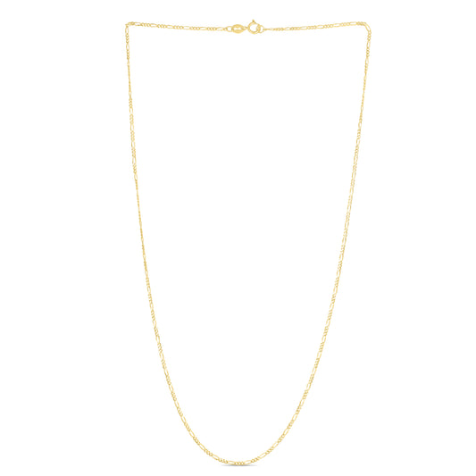 Royal Chain 14K Gold 1.3mm Figaro Chain FIG035