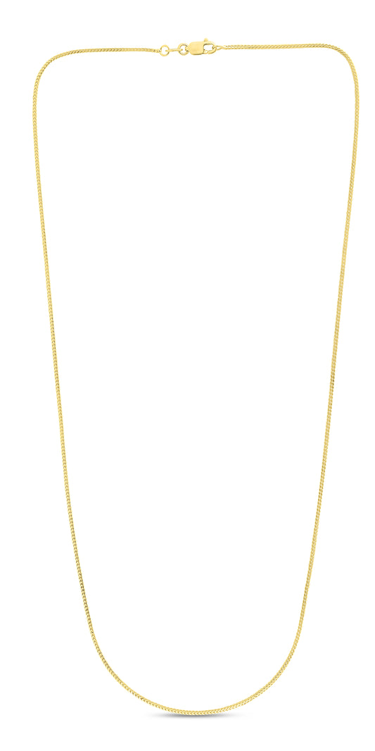 Royal Chain 14K Gold .9mm Franco Chain FR030