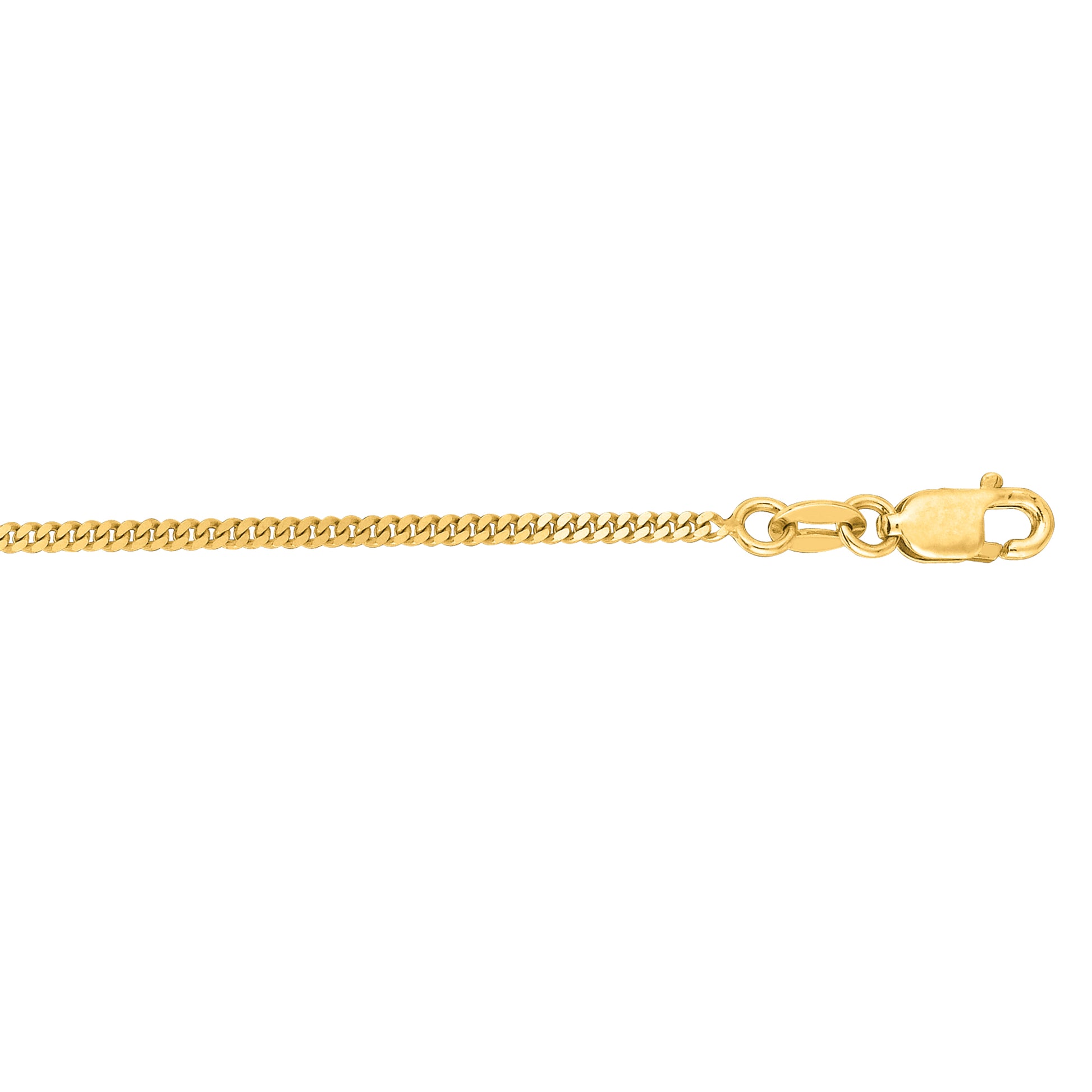 Royal Chain 14K Gold 1.4mm Gourmette Chain GR040