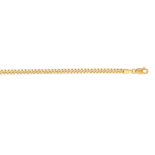 Royal Chain 14K 3.3mm Gourmette Chain GR090