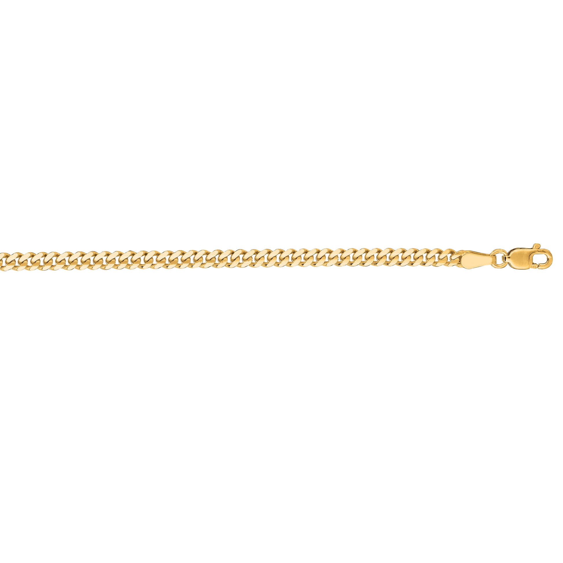 Royal Chain 14K 3.6mm Gourmette Chain GR100