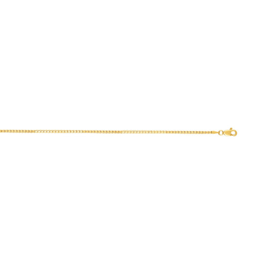 Royal Chain 14K Gold 1.8mm Semi-Solid Box Chain HBOX090