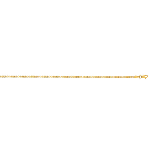 Royal Chain 14K Gold 2.1mm Semi-Solid Box Chain HBOX110