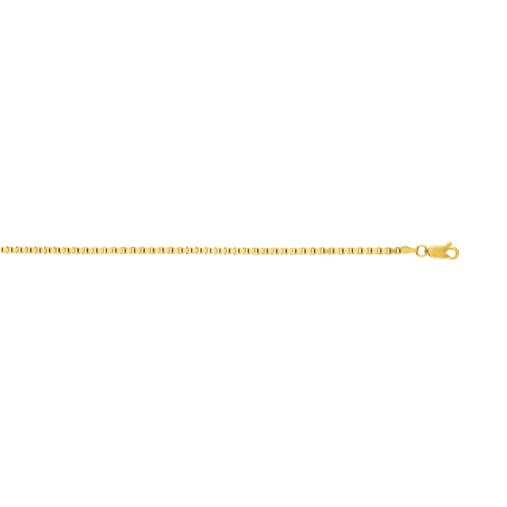 Royal Chain 14K Gold 2.5mm Semi-Solid Box Chain HBOX115