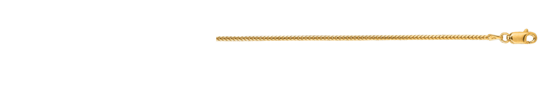Royal Chain 18K Gold 1.6mm Franco Chain KFR050