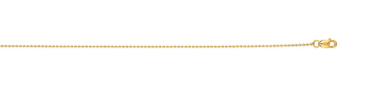 Royal Chain 18K Gold 2.5mm Bead Chain KSBD250