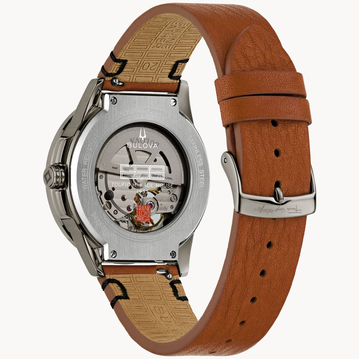 Bulova Kalil House Automatic Frank Lloyd Wright Watch 98A330
