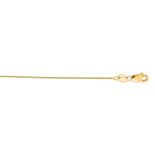 Royal Chain 14K Gold .45mm Classic Box Chain LBOX028