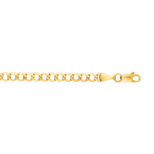 Royal Chain 14K Gold 4.4mm Lite Curb Chain LCRB100
