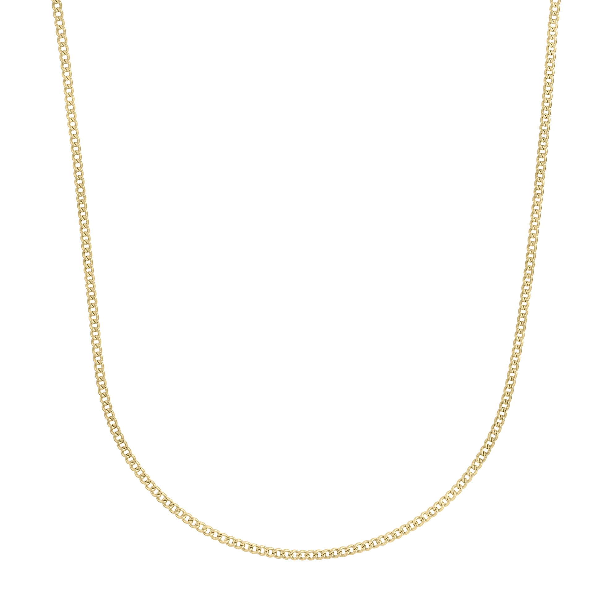 Royal Chain 14K Gold 2.2mm Light Gourmette Chain LGR060