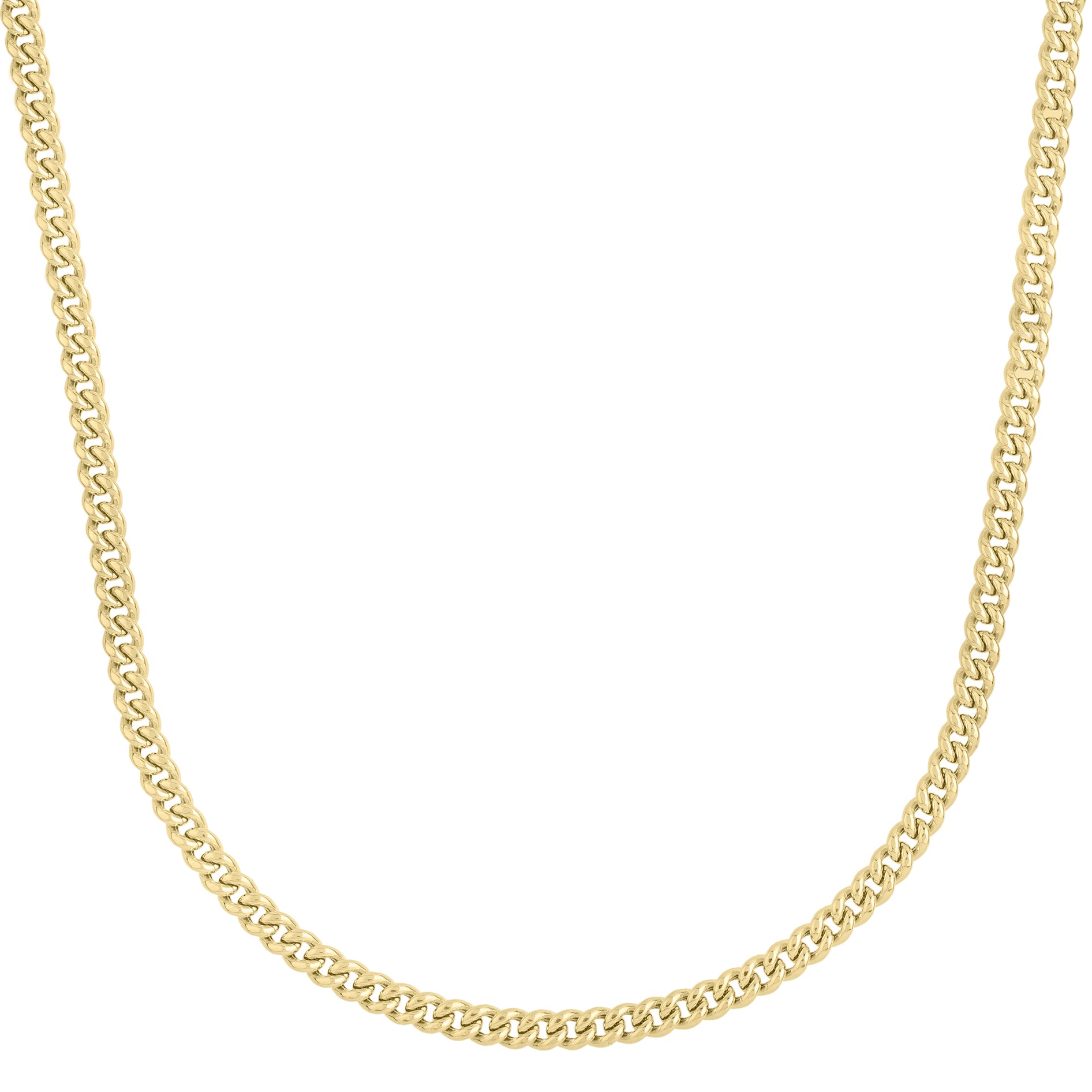 Royal Chain 14K Gold 4.1mm Light Gourmette Chain LGR120