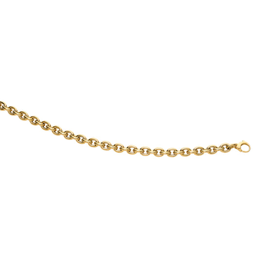 Royal Chain 14K Gold Polished Oval Cable Link Chain LK257