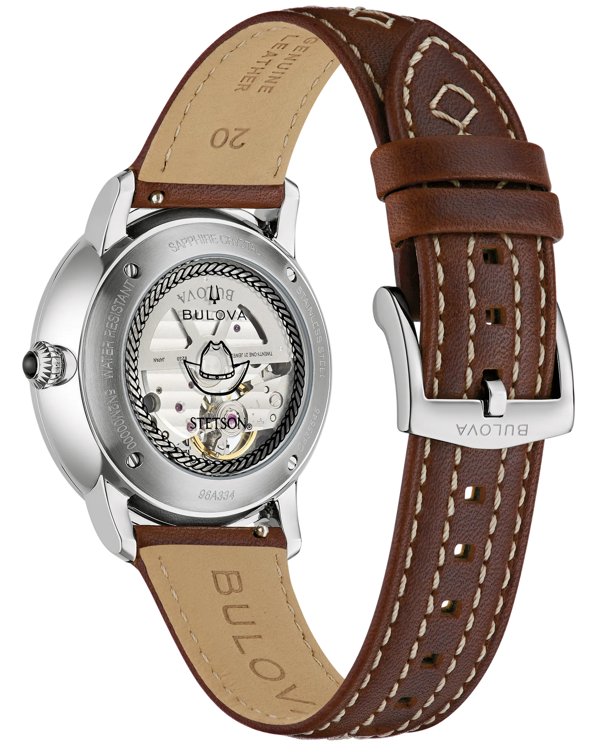 Bulova Longhorn Bulova X Stetson Watch 96A334