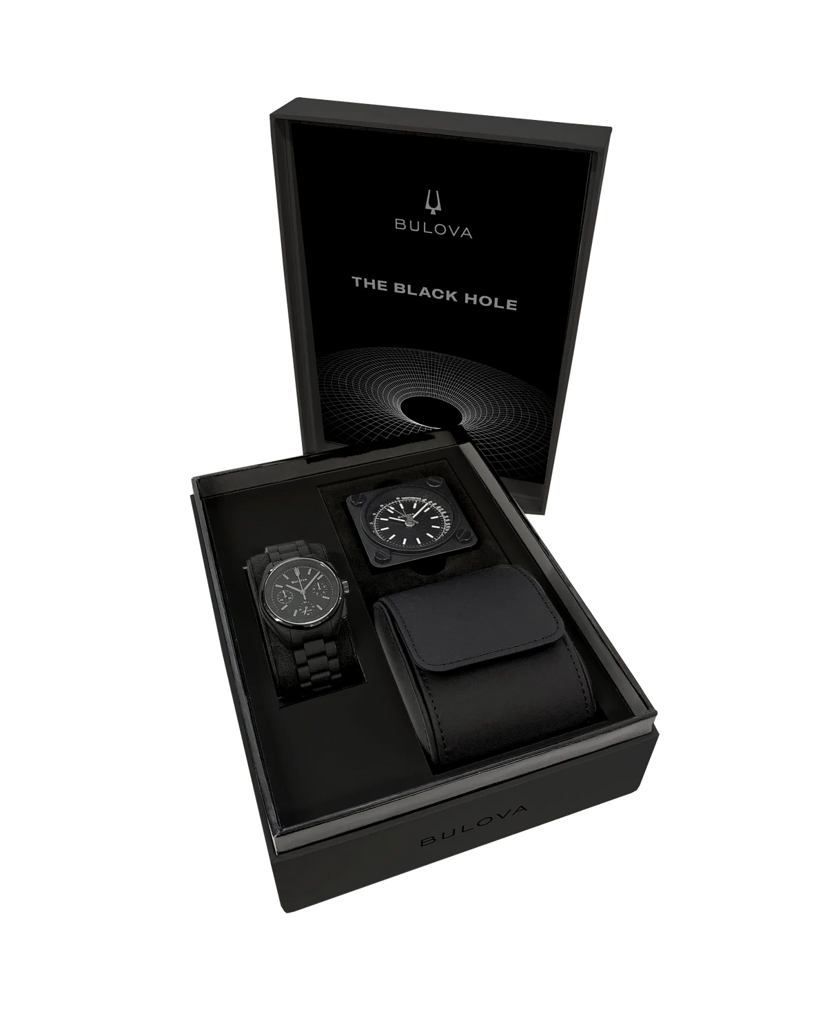 Bulova Lunar Pilot Black Hole Watch 98A335